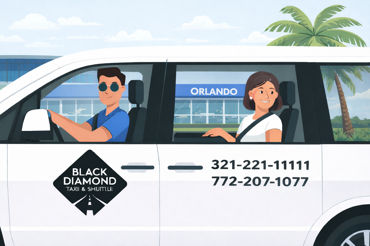 Black Diamond Shuttle at Orlando Airport